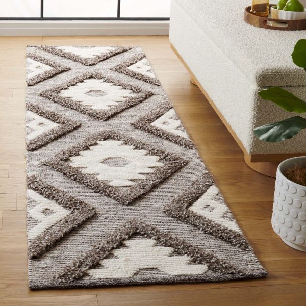 Safavieh Natura NAT203H Dark Grey   Ivory Area Rug Online Sale