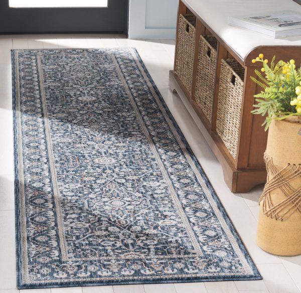 Safavieh Sutton SUT103N Navy   Beige Area Rug Discount