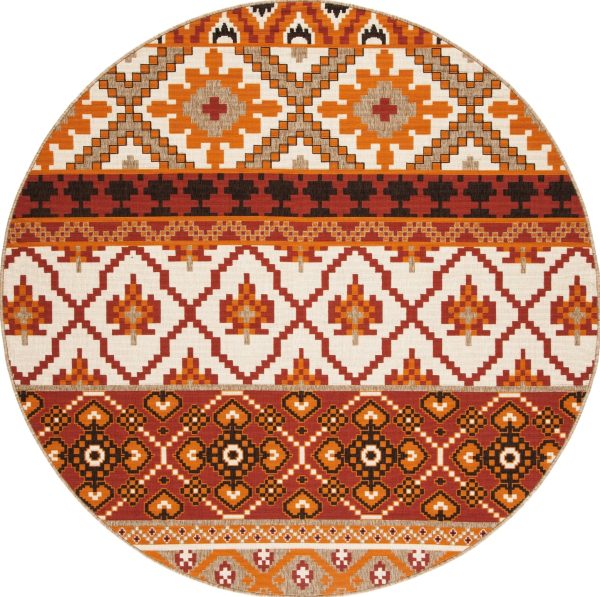 Safavieh Veranda VER097-0334 Red   Beige Area Rug For Cheap