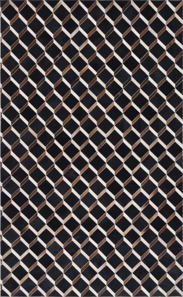 Safavieh Studio Leather STL901Z Black   Brown Area Rug Online