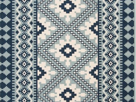 Safavieh Veranda VER099-3934 Ivory   Blue Area Rug Online Hot Sale