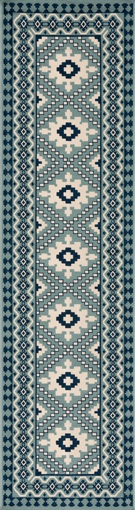 Safavieh Veranda VER099-3934 Ivory   Blue Area Rug Online Hot Sale