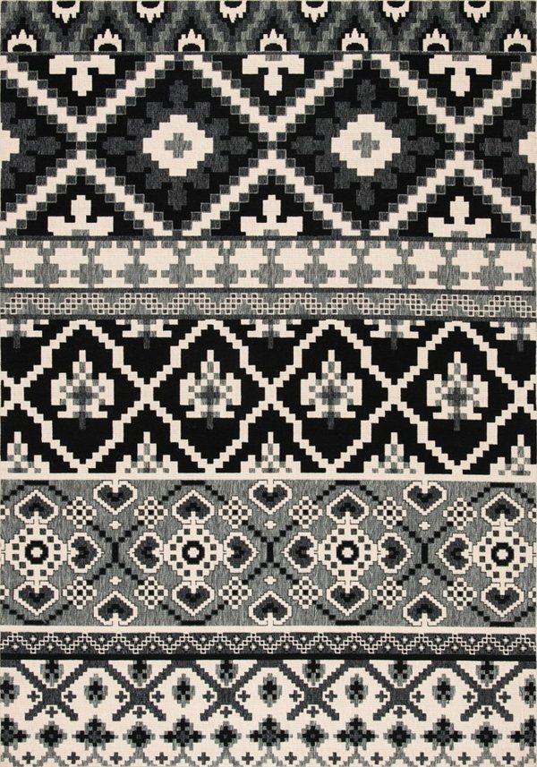 Safavieh Veranda VER097-0421 Black   Beige Area Rug Online now