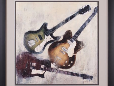 Art Effects Guitars I Wall Art by Joseph Cates Hot on Sale