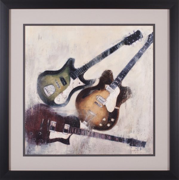 Art Effects Guitars I Wall Art by Joseph Cates Hot on Sale