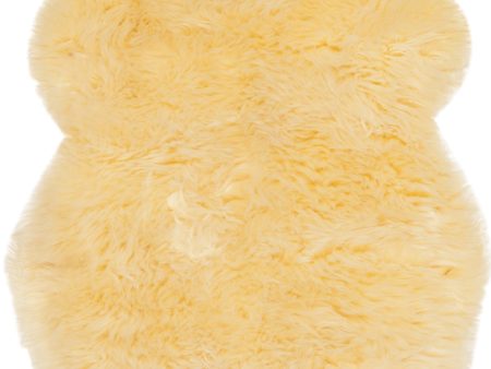 Safavieh Sheep Skin SHS121 Champagne Area Rug Hot on Sale