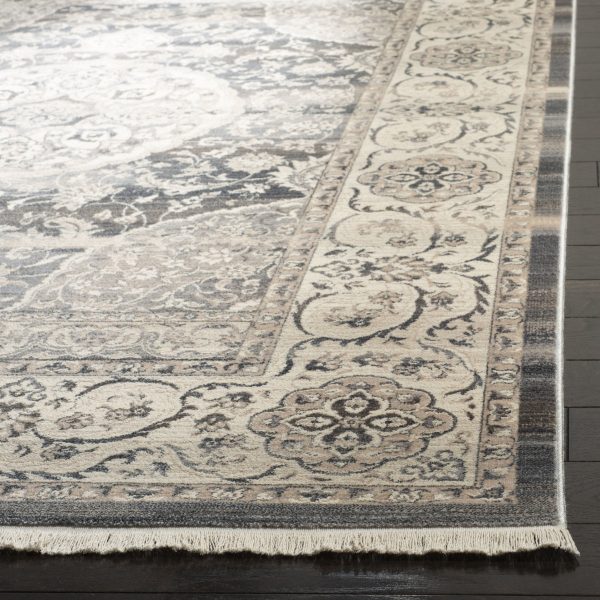 Safavieh Vintage Persian VTP457H Dark Grey   Ivory Area Rug For Cheap