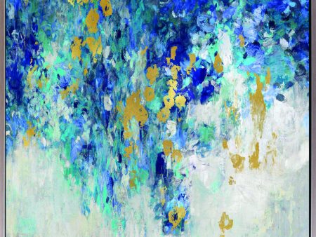 Art Effects Cascading Blues II Wall Art by Nikki Robbins Online Hot Sale