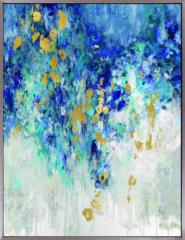 Art Effects Cascading Blues II Wall Art by Nikki Robbins Online Hot Sale