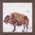 Art Effects El Buffalo Warm Grey Wall Art by Kellie Day Fashion