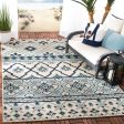 Safavieh Veranda VER097-3934 Turquoise   Blue Area Rug For Sale