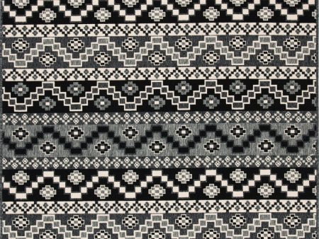 Safavieh Veranda VER095-0421 Black   Beige Area Rug Discount