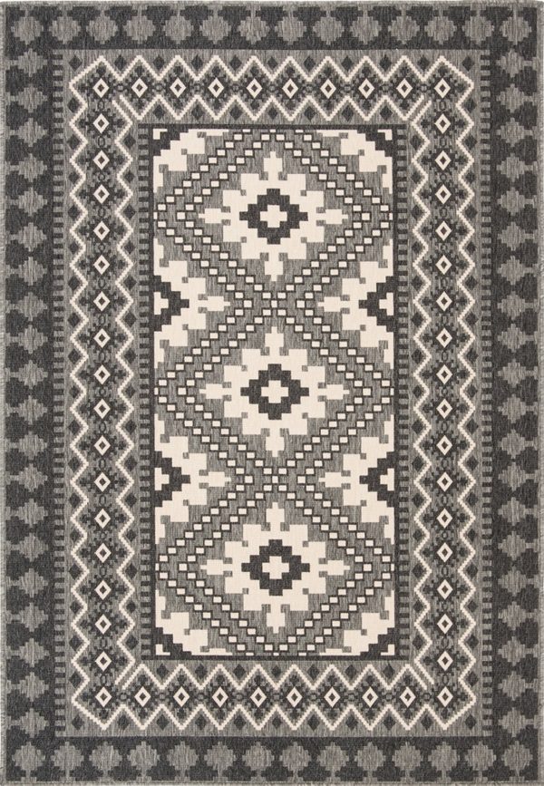 Safavieh Veranda VER099-3435 Ivory   Charcoal Area Rug Online