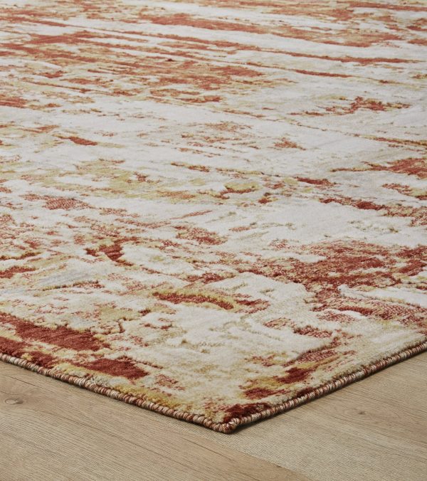 Ancient Boundaries Fortune FOR-1397 Rust Sand Area Rug Online Sale