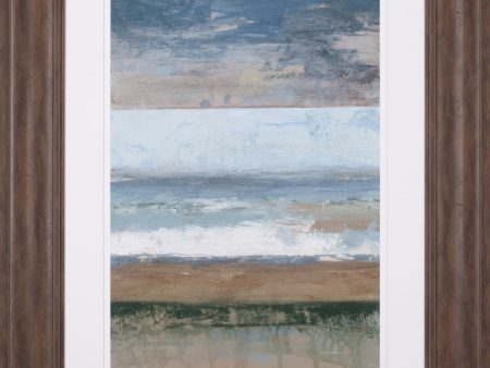 Art Effects Coastal Abstract I Wall Art by Jennifer Goldberger Hot on Sale