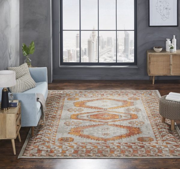 Ancient Boundaries Kairos KAI-668 Multi Area Rug Online Hot Sale