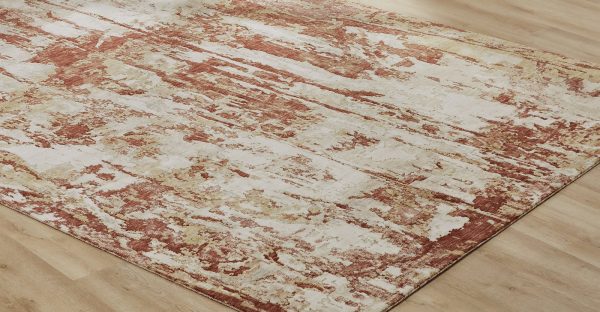 Ancient Boundaries Fortune FOR-1397 Rust Sand Area Rug Online Sale