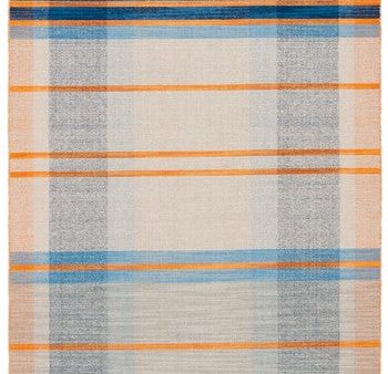 Safavieh Striped Kilim STK701B Beige   Blue Area Rug Online Sale