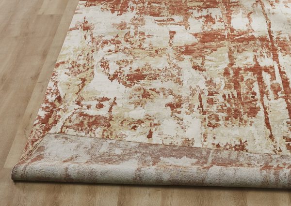 Ancient Boundaries Fortune FOR-1397 Rust Sand Area Rug Online Sale