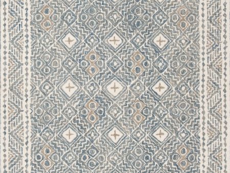 Safavieh Micro-loop MLP803M Blue   Ivory Area Rug on Sale