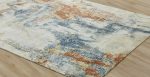 Ancient Boundaries Fortune FOR-1390 Blue Spice Area Rug For Cheap