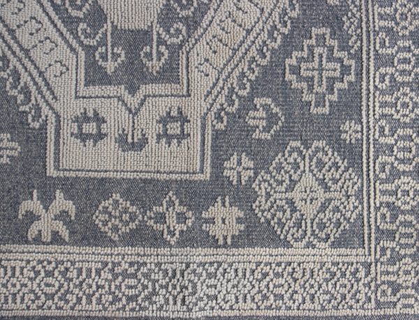 Bashian Telluride T144-TEL501 Denim Area Rug For Sale