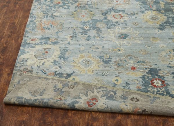 Ancient Boundaries Agerola AGE-1287 Blue Area Rug Online now