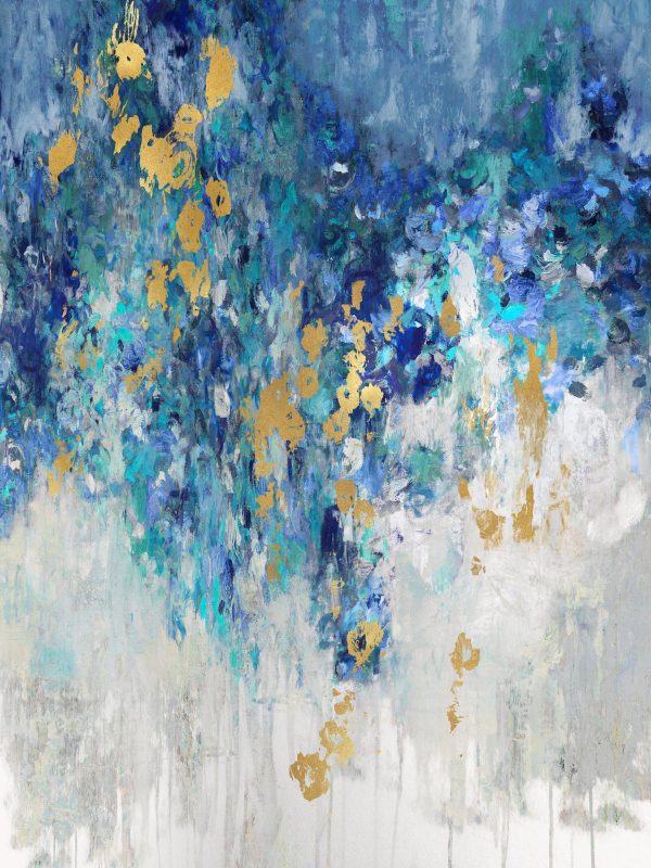 Art Effects Cascading Blues II Wall Art by Nikki Robbins Online Hot Sale