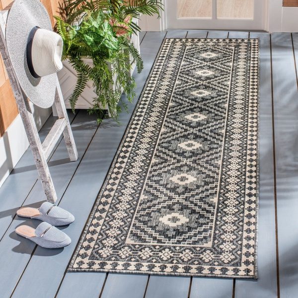 Safavieh Veranda VER099-0451 Ivory   Grey Area Rug Online Sale