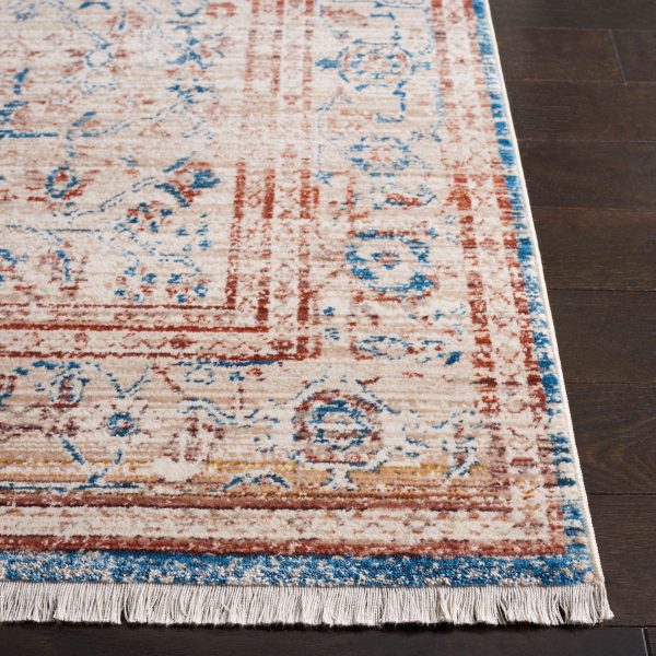 Safavieh Vintage Persian VTP427B Beige   Rust Area Rug For Discount