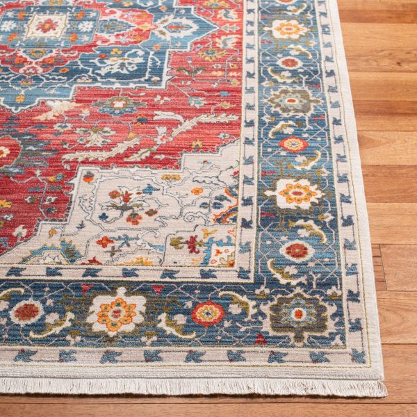 Safavieh Vintage Persian VTP478Q Red   Blue Area Rug Online Sale