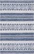 Safavieh Striped Kilim STK522N Navy   Ivory Area Rug Supply