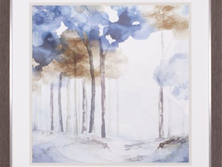 Art Effects In The Blue Forest I Wall Art by Eva Watts Fashion