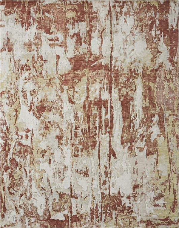 Ancient Boundaries Fortune FOR-1397 Rust Sand Area Rug Online Sale