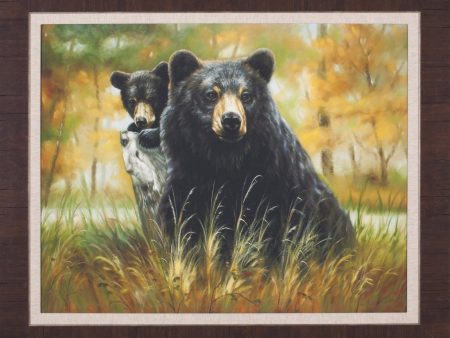 Art Effects Mother and Cub Wall Art by H Kendrick Discount