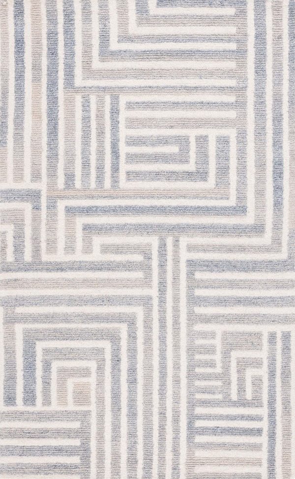 Safavieh Renewal RNW206M Blue   Ivory Area Rug For Sale