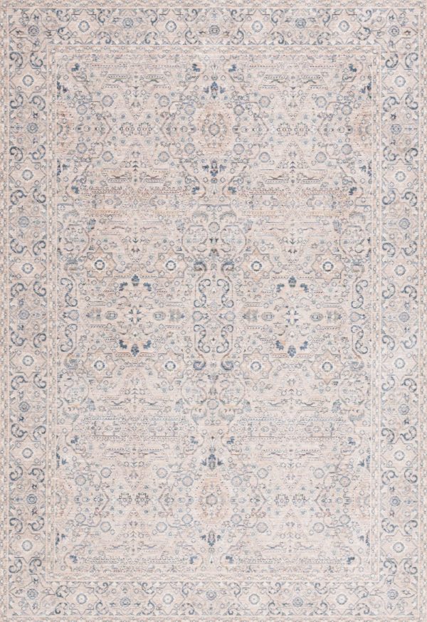 Safavieh Sutton SUT104B Beige   Navy Area Rug Fashion