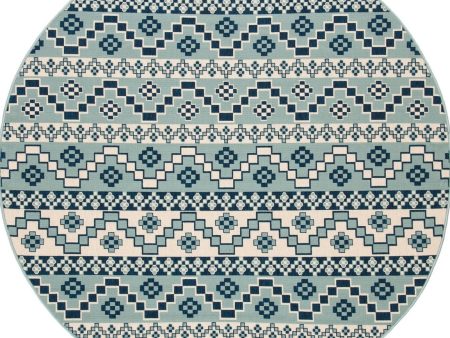 Safavieh Veranda VER095-3934 Turquoise   Blue Area Rug Fashion