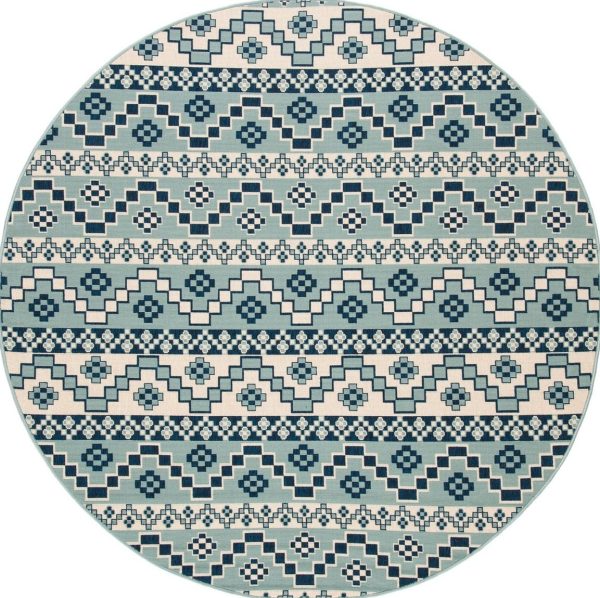 Safavieh Veranda VER095-3934 Turquoise   Blue Area Rug Fashion