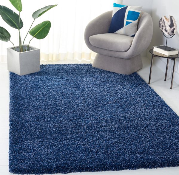 Safavieh Santa Monica Shag SGN725-7070 Navy Area Rug For Discount