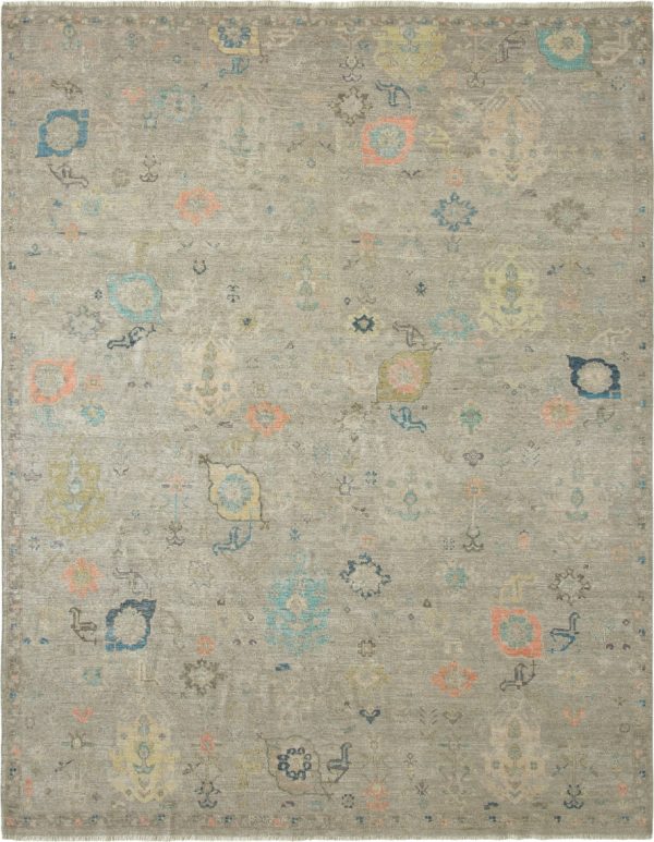 Ancient Boundaries Agerola AGE-1282 Grey Area Rug Online Sale