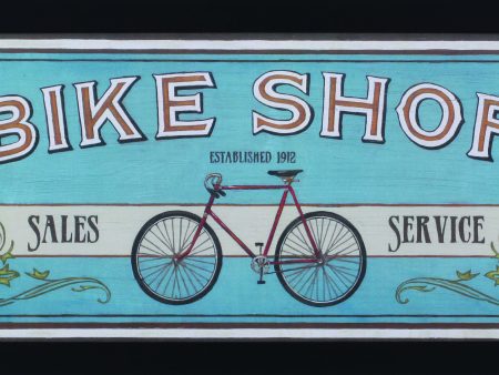 Art Effects Bike Shop I Wall Art by June Erica Vess Online now