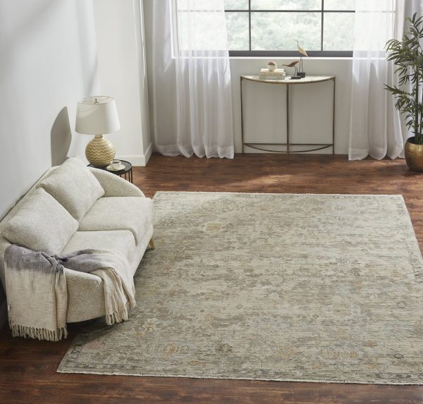 Ancient Boundaries Agerola AGE-1288 Grey Area Rug For Discount