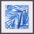 Art Effects Blue Palm Design II Wall Art by Lanie Loreth Discount