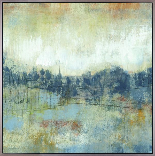 Art Effects Cool Gray Horizon I Wall Art by Jennifer Goldberger Supply