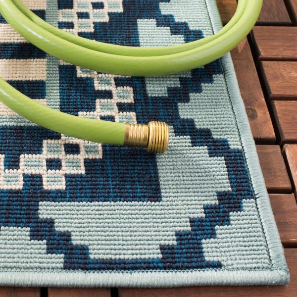 Safavieh Veranda VER096-3934 Turquoise   Blue Area Rug on Sale