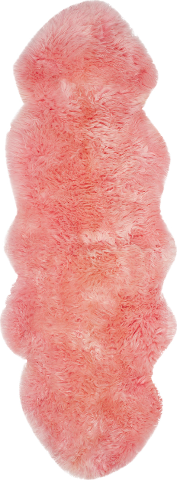 Safavieh Sheep Skin SHS121 Solid Pink Area Rug Supply