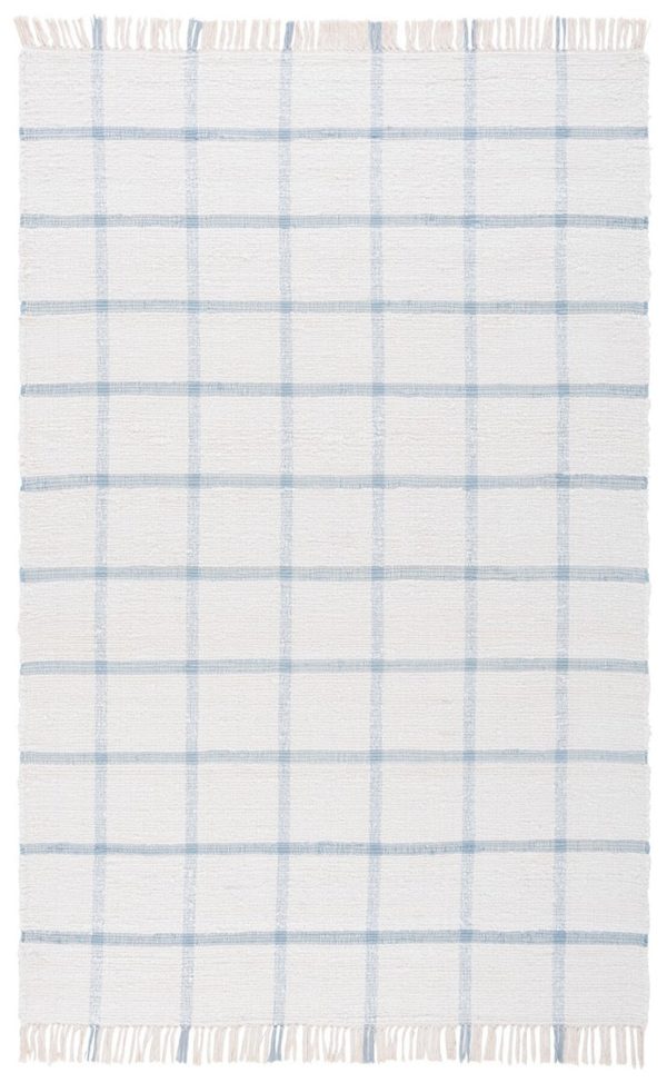 Safavieh Montauk MTK322M Ivory   Blue Area Rug For Discount