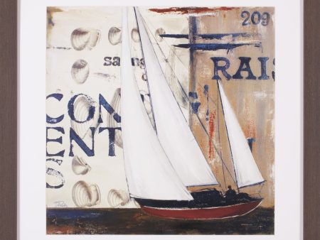 Art Effects Blue Sailing Race II Wall Art by Patricia Pinto Supply