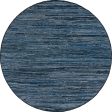 Safavieh Rag Rug RAR301M Blue   Black Area Online now